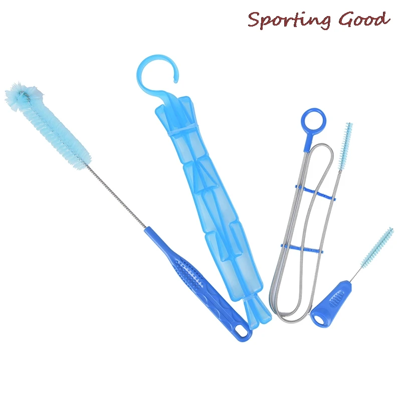 4Pcs/set Water Hydration Bladder Tube Cleaner Brushes Tube Cleaning Kit Water Bladder Bag Cleaning Tube Hose Sucker Brushes