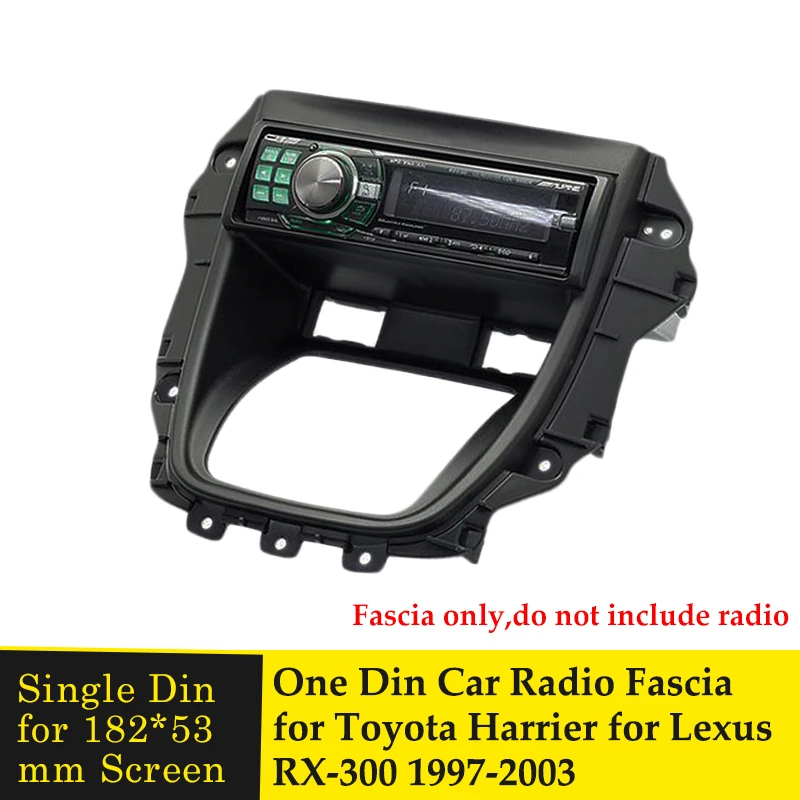 Single Din Dash kit for Lexus RX-300 Toyota Harrier 1997-2003 facia install kit