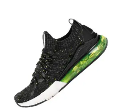 Black Size44 Оригинальные Xiaomi Freetie кроссовки с воздушной подушкой мужские спортивные кроссовки Fishbone светильник обувь с высокой эластичностью подошва из ТПУ - Цвет: Black Size44