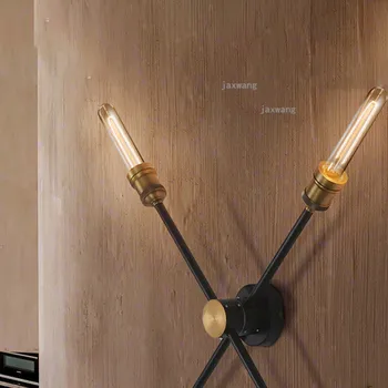 

Retro Creative Wall Light Glass LED Modern Wall Lamps Iron Light Fixture Simple Kitchen Accessories Personality JW Sconce Lights