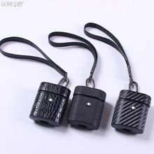 Роскошный крокодиловый карбоновый беспроводной чехол для зарядки наушников для AirPods 1 2 3 pro Чехол кожаные аксессуары bluetooth-гарнитура