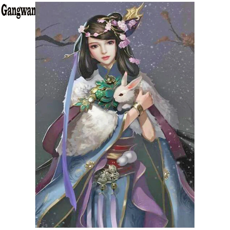 Картина с изображением старой красавицы картина из страз 5D &quotсделай сам&quot