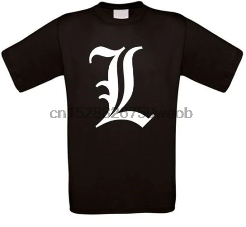 Death Note L Lawliet Аниме Манга культ Homme Футболки модные Harajuku футболки 2019 футболка с