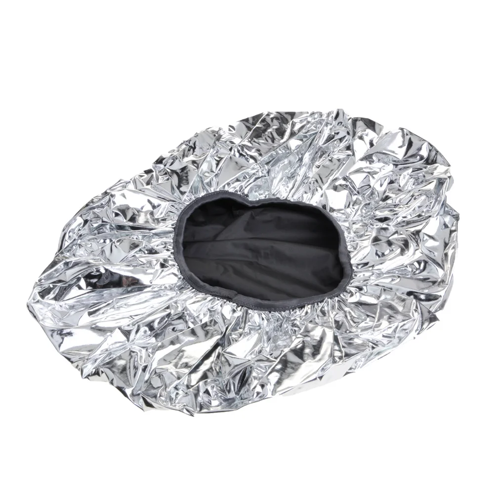 Shiny Silver Рюкзак дождевик водостойкий рюкзак Чехлы для походов для велоспорта сплошной цвет непромокаемый дождевик - Цвет: Shiny Silver