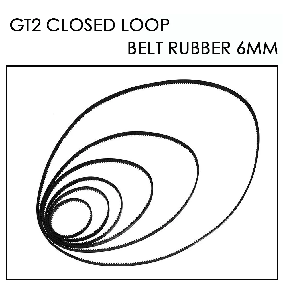Printers-Parts Timing-Belt Synchronous Closed-Loop GT2 2gt 6mm Rubber 280 400-610 852
