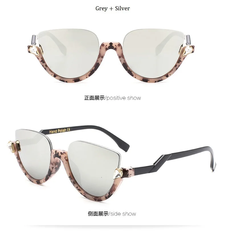 Роскошные солнцезащитные очки "кошачий глаз" с бриллиантами,, женские, уникальные, брендовые, дизайнерские, прозрачные, модные, стильные, солнцезащитные очки, UV400, Gafas