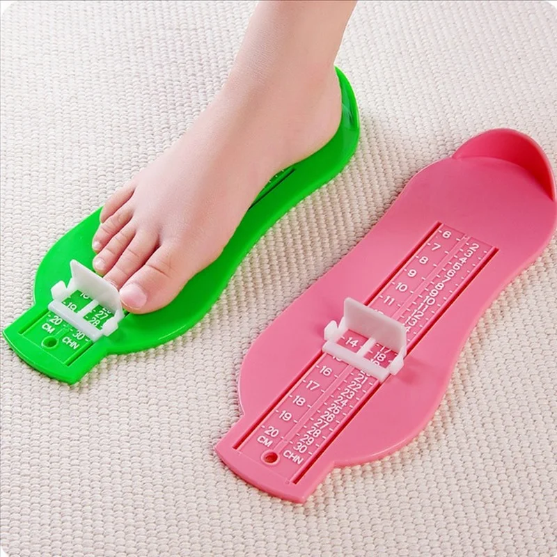 Foot Size Measure Props for Baby Infant Care Kids Children Foot Length Measuring Ruler Baby Buying Shoes Reference Tool
