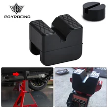 Almohadilla de gato de suelo de goma Universal protector ranurado portátil antideslizante para vehículos, accesorios cuadrados, Riel de marco, adaptador de reparación de automóviles