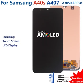 

Amoled LCD For Samsung A40S Display Touch Screen A40s A407 A3050 A305 Assembly For A40s LCD Display Screen Repair part