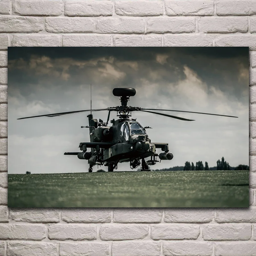 Ah-64 Apache Helicopters Military Posters On The Wall Picture Home ...