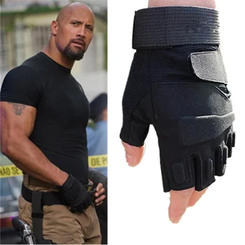 

Army Military Fingerless Tactical Gloves Paintball Airsoft Shooting Combat Anti-Skid Bicycle Hard Knuckle Half Finger Gloves