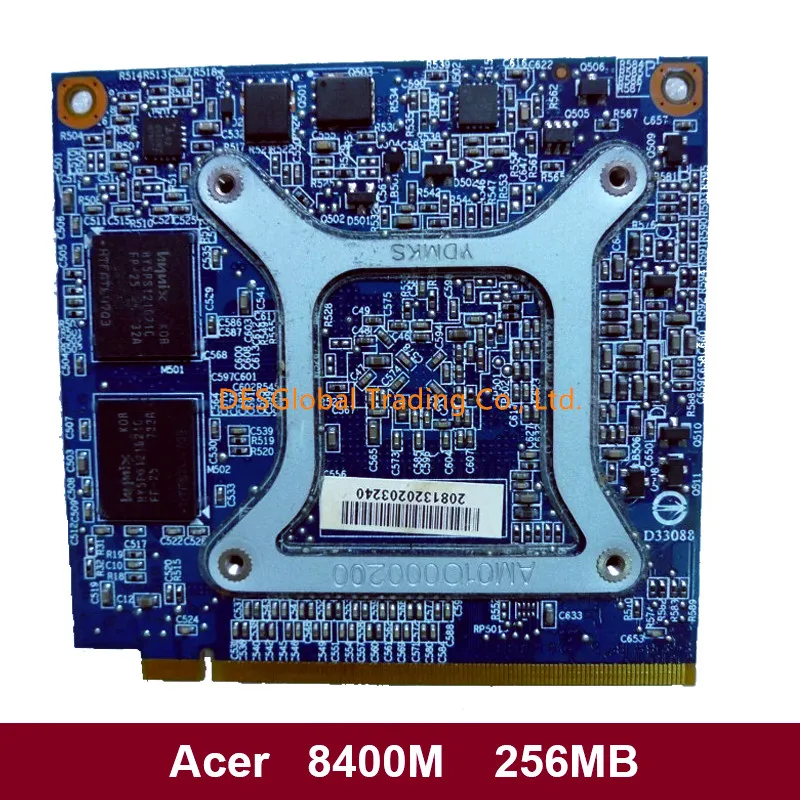 Для acer Aspire 7520G 7520 7720 7720G Серия ноутбуков GeForce 8400 8400M GS DDR2 256 Мб VGA Графика Видеокарта полностью протестирована