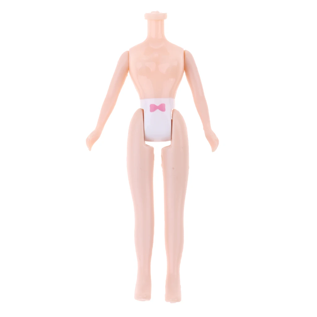 7.5cm  Girl Doll Body without Head for Mini Blythe  Replacement Body Parts, Natural Skin