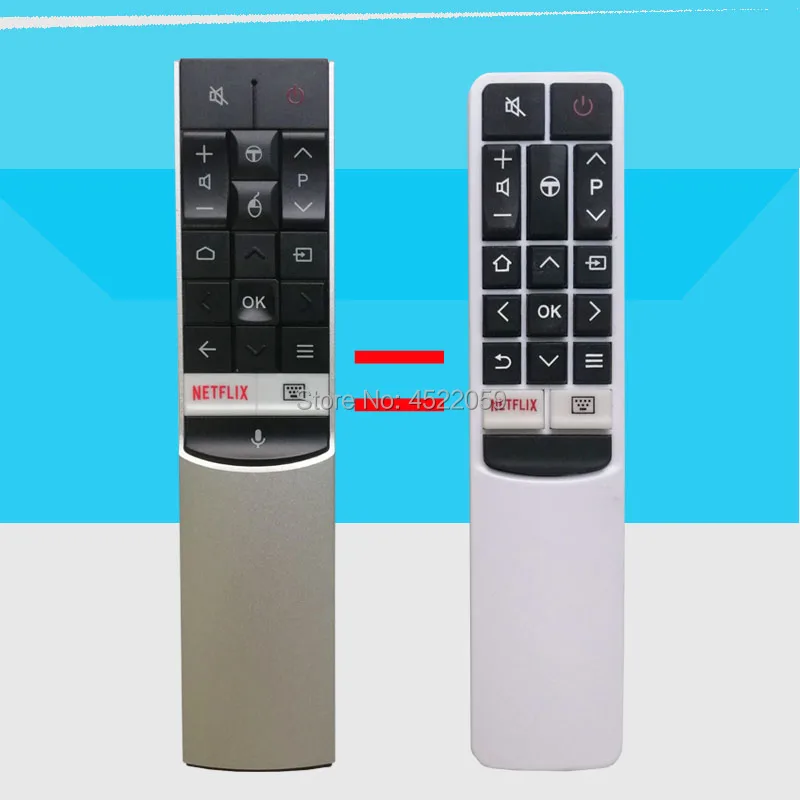 

RC602S Remote Control with Netflix button fit for TCL C70 and P60 series .Xclusive X1 55dp660.55P6US.U55C7006.l43p6us.