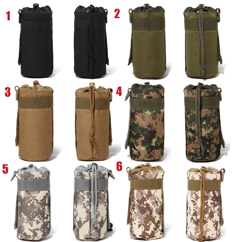 1 шт. военная система Molle тактическая бутылка для воды Сумка для кемпинга походная сумка для бутылки наборы для выживания путешествия армейское снаряжение сумка
