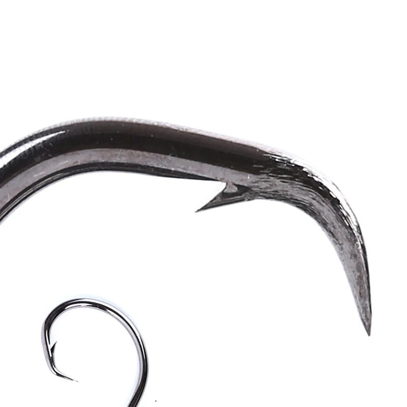 Mustad Norway Origin Fishing Hook Super Power Big Size Circle Fish  Hooks,7/0-10/0#,10874NP-BN