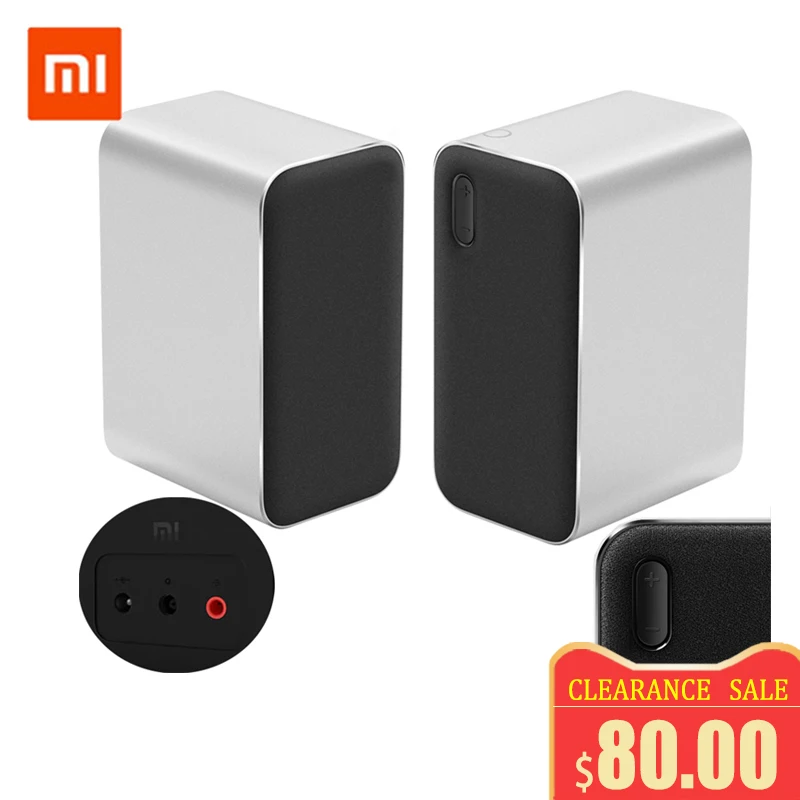 Xiaomi Bluetooth компьютерный динамик 12 Вт 2 4 ГГц двойной бас стерео портативный Aux DSP с
