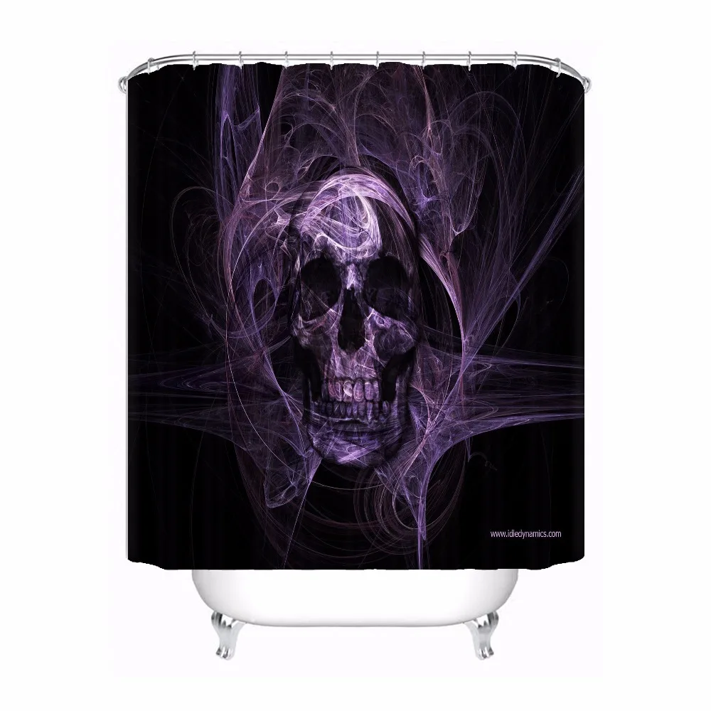 

Custom Girl Makeup Face Butterfly Waterproof Shower Curtain Home Bath Bathroom s Hooks Polyester Fabric Multi Sizes180509-02-05