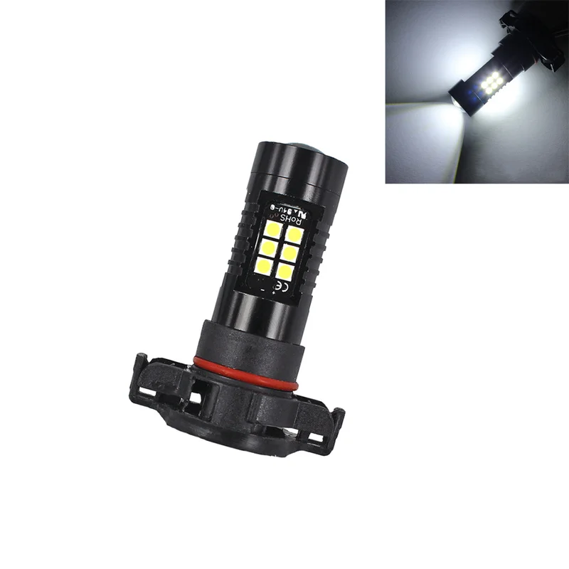 2X3030 фары автомобильные фары H16 21SMD Canbus светодиодные передние противотуманные фары лампы дневные ходовые огни 12-24 В