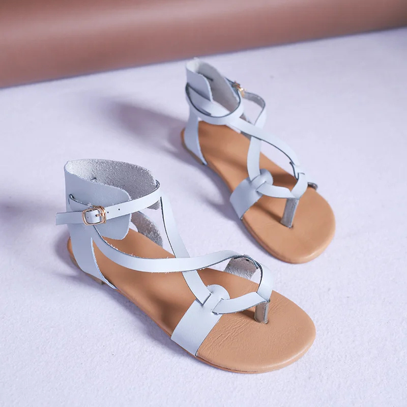 

Mu zi yi Large Size WOMEN'S Shoes Fashion Sandals Johnson Sandals Versatile Shoes Peep-Toe Low-Cut