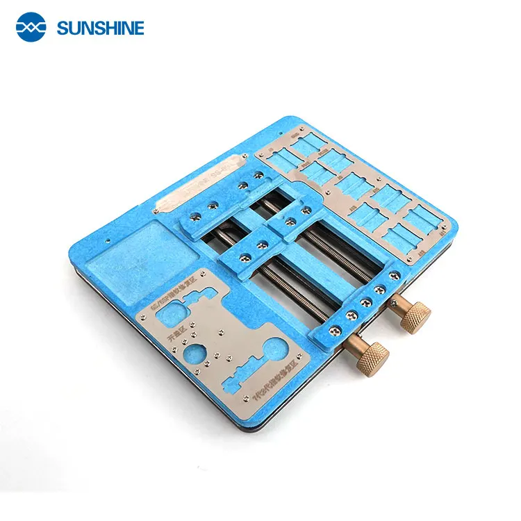 SUNSHINE SS-601J 2020 upgrade mainboard fixture for iPhone fingerprint repair PCB bracket mainboard welding repair