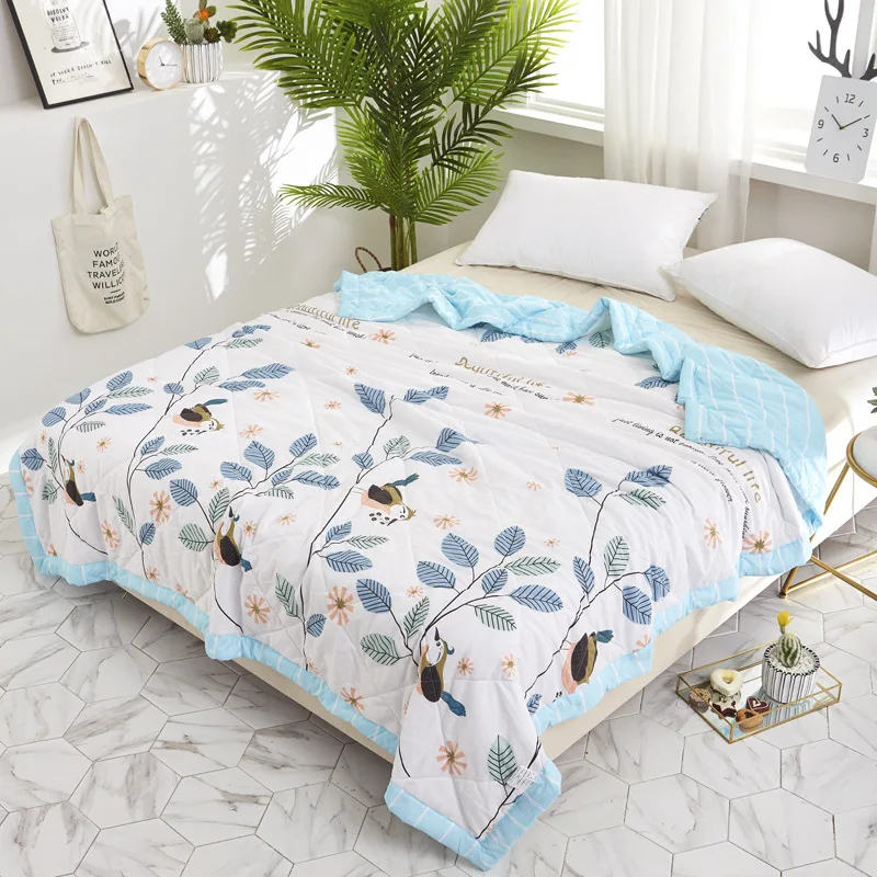 

Summer Skin Aloe Cotton Summer Quilt Airable Cover Summer Blanket Students Single Person Blanket Summer Gift Quilt