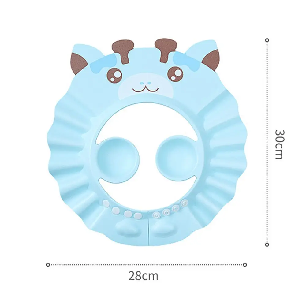 Baby Kid Shampoo Shield Head Cover Shower Cap Hair Wash Ear Protection Infant Child Cartoon Bath Safe Cap Visor Bathing Protect hair wash hat,shampoo shower cap,hair wash shield