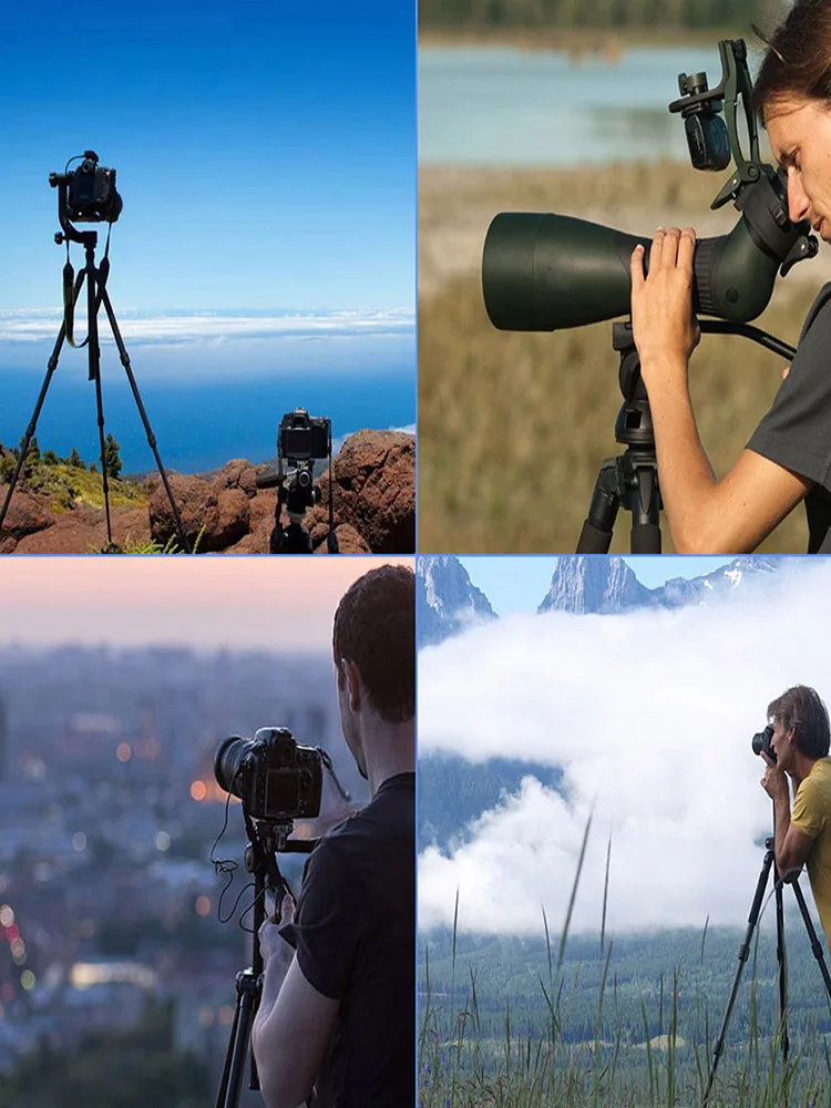 SVBONY Tripod Portable 49" Travel Aluminum Lightweight DSLR Cameras Video Spotting Scope Watching Carrying Bag SV102 SV101 detachable tripod