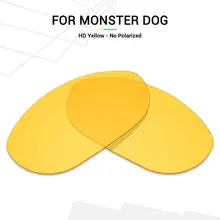 Mryok Сменные линзы для Окли монстр очки для собак HD желтый