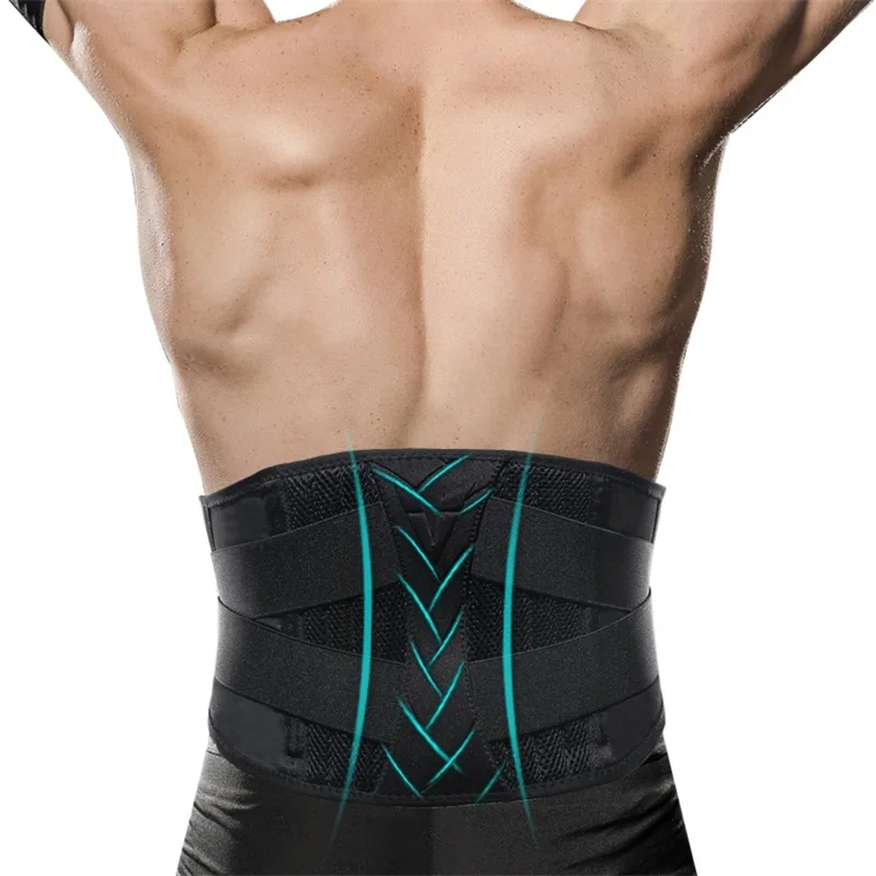

Veidoorn Professional Waist Support Waist Trimmer Waist Trainer Unisex Back Support Waist Belt Sports Fitness workout