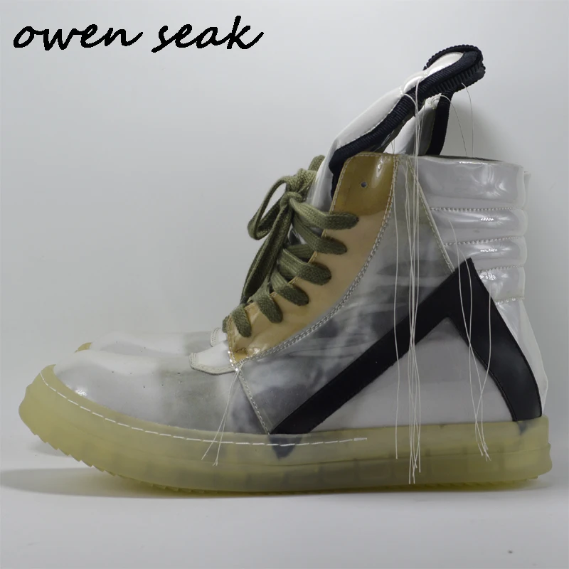 20ss Owen Seak/Мужская обувь Роскошные кожаные весенние ботинки до щиколотки