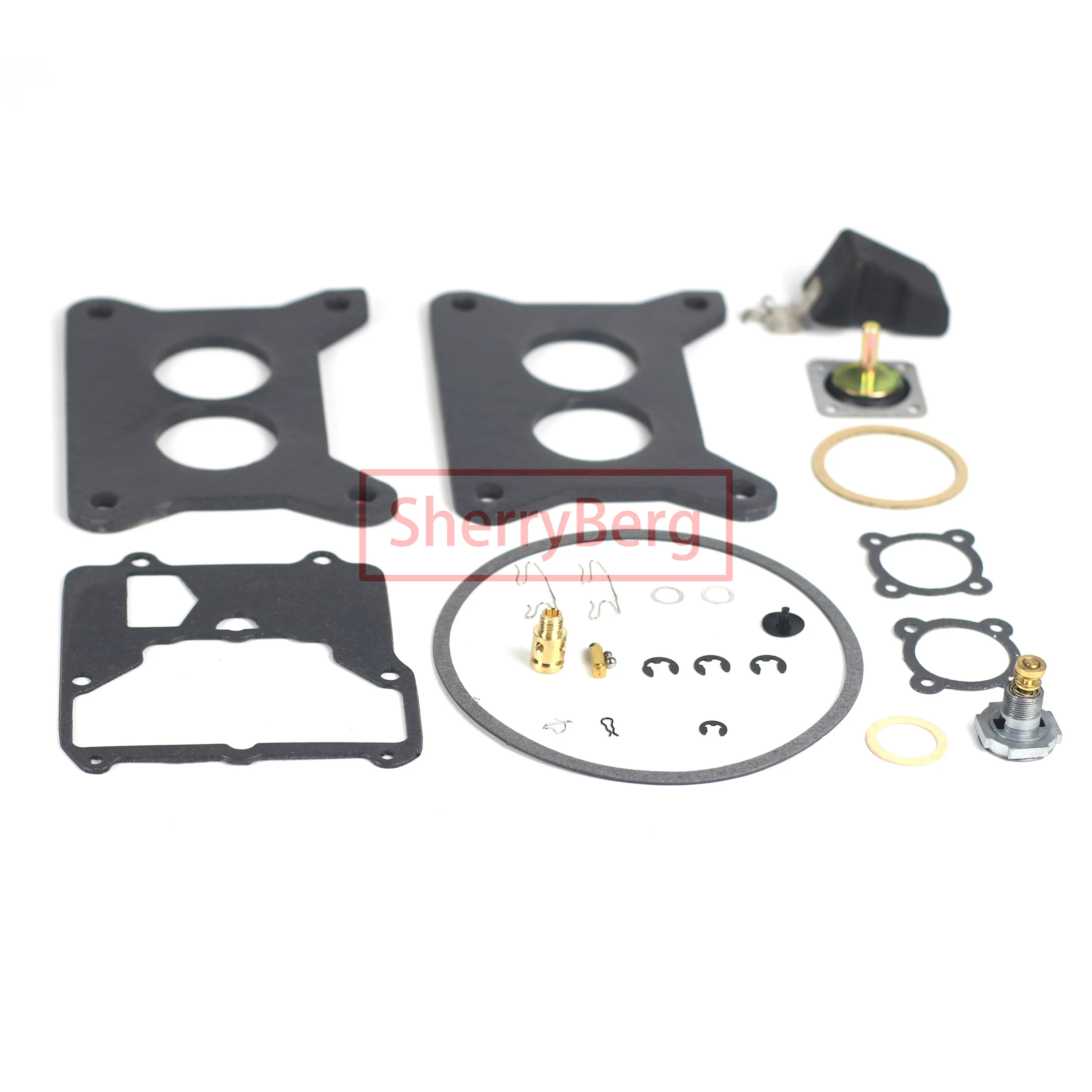 SherryBerg Rebuild Repair Gasket Kit fit AUTOLITE 2100 2105 CARBURETOR CARB KIT 1958-1975 for FORD MERCURY CARS V8 with FLOAT