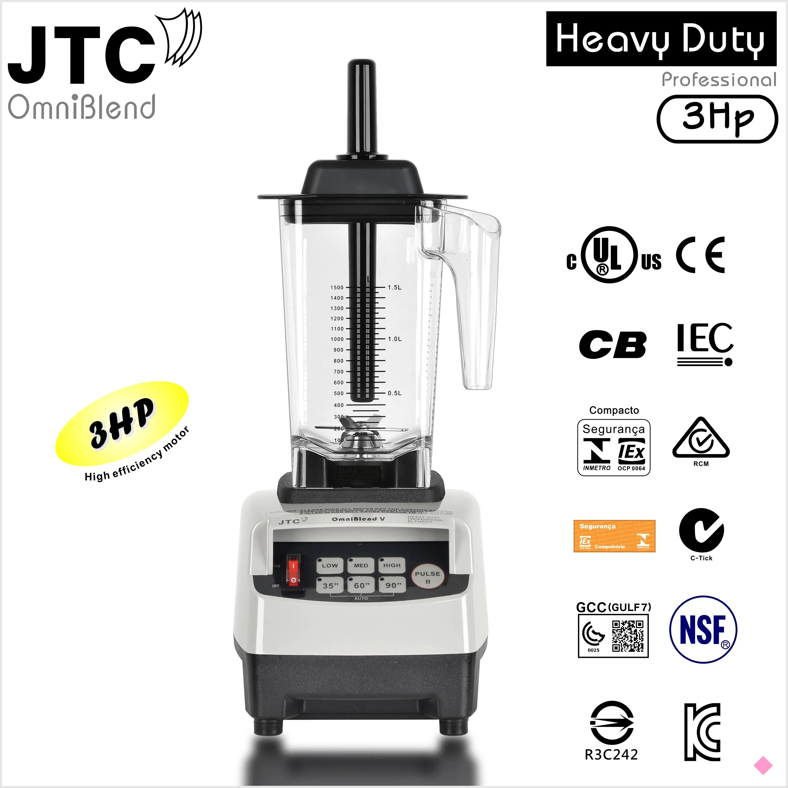 1100w ハイパワー ブレンダー JTC OmniBlend TM-767 767black.jpg?v=1697024429
