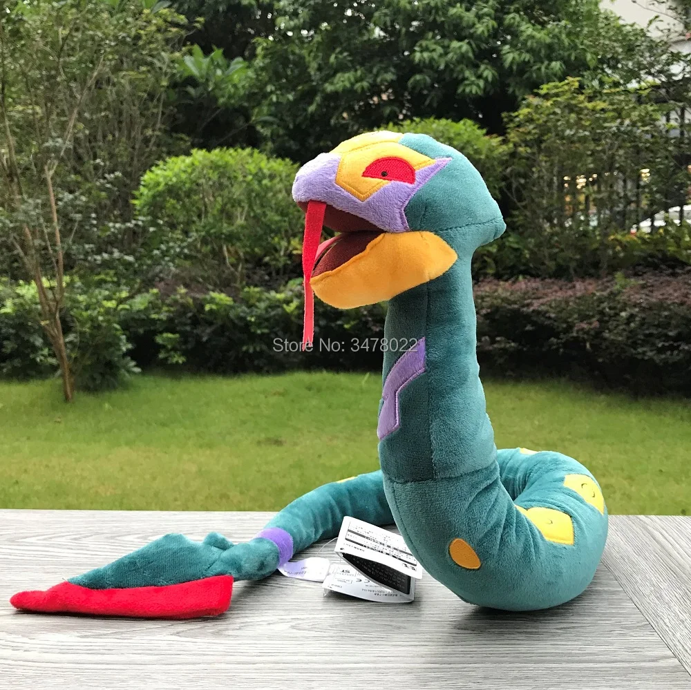 Высококачественная мягкая плюшевая игрушка змея из аниме Seviper 35 дюймов