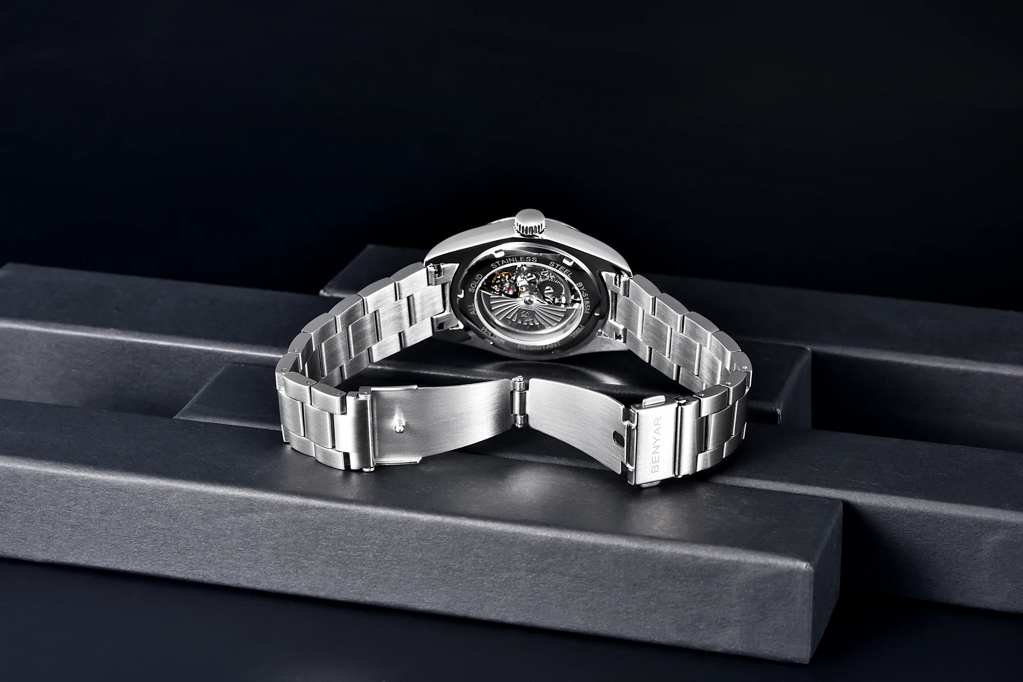 2021 New BENYAR 39MM Men's Watches Mechancial Watch Men Luxury Automatic watch for men Stainless steel Waterproof Clock Man
