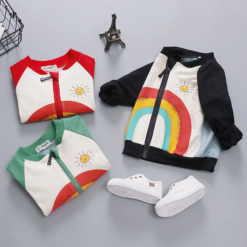 

New Style BOY'S Spring And Autumn Thin Coat Baby Cardigan Clothes for Babies Girls Spring Clothing 0-1-2-3-Year-Old CHILDREN'S J