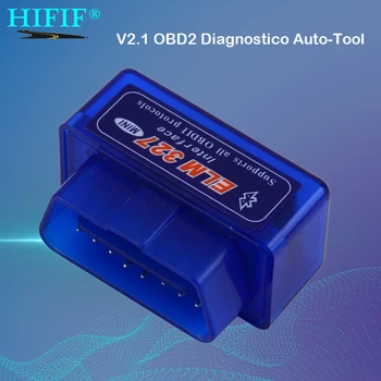 

ELM327 Mini ELM 327 V2.1 OBD2 Bluetooth Interface Auto Scanner obd ii Diagnostic Tool works on Android Windows Symbian
