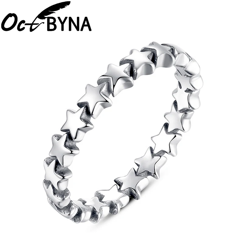 Octbyna классический кристалл бренд кольцо для женщин Циркон высокого качества бант-узел Корона талисманы Свадебное обручальное кольцо Ювелирные изделия Подарки - Цвет основного камня: 24
