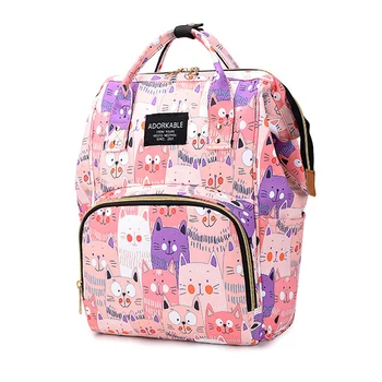 

Mummy Baby Diaper Bags Backpack Waterproof Nurse Changing Nappy Maternity Bag for Mother Mom Baby Stroller Organizer Printed