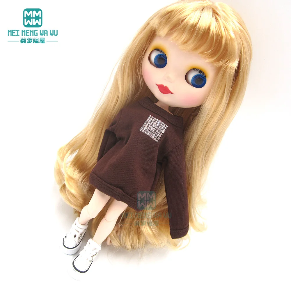 Одежда для куклы fit 1/6 28-30 см blyth Azone OB23 OB24 модная спортивная одежда джинсы, футболки