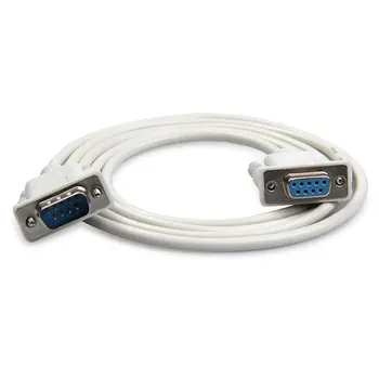 

1.5M DB9 9 Pin Male To Female RS232 Serial Cable Directly Connected COM Extension Cable For Computer Printer Scanner