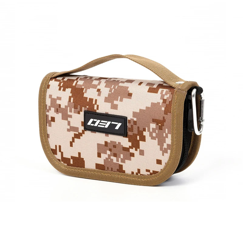 Mini Portable Fishing Lure Container Bag Canvas Zipper Bag for Metal Spinner Bait Spoon Lure Fishing Accessories (22)