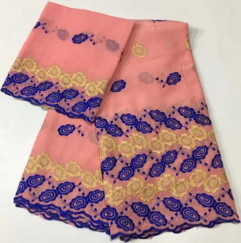 

swiss voile lace in switzerland african lace fabric hot sale 2+5yards embroidery swiss dry cotton lace fabric for dress HS-A63