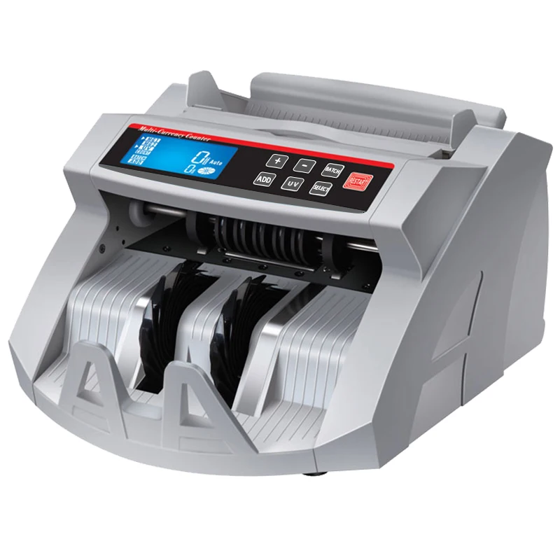 Горячая 2108D с ЖК-дисплеем простая в эксплуатации машина для счета валюты автоматический мульти-счетчик денег детектор банкнот