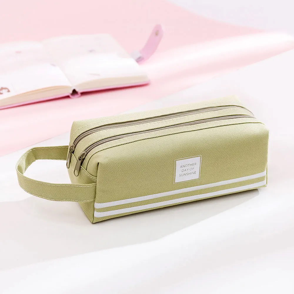 celadon Оксфорд ручка сумка пенал Trousse Scolaire розовый Cartuchera Para Lapices школьный Kawaii Большой Карандаш Чехол Kalem Kutusu - Цвет: celadon