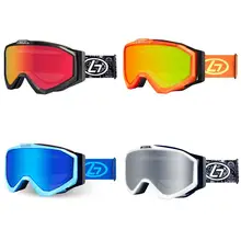 Лыжные очки с магнитным двойным слоем линзы с покрытием для катания на лыжах анти-туман сноуборд очки для мужчин женщин лыжные очки для катания на коньках 4