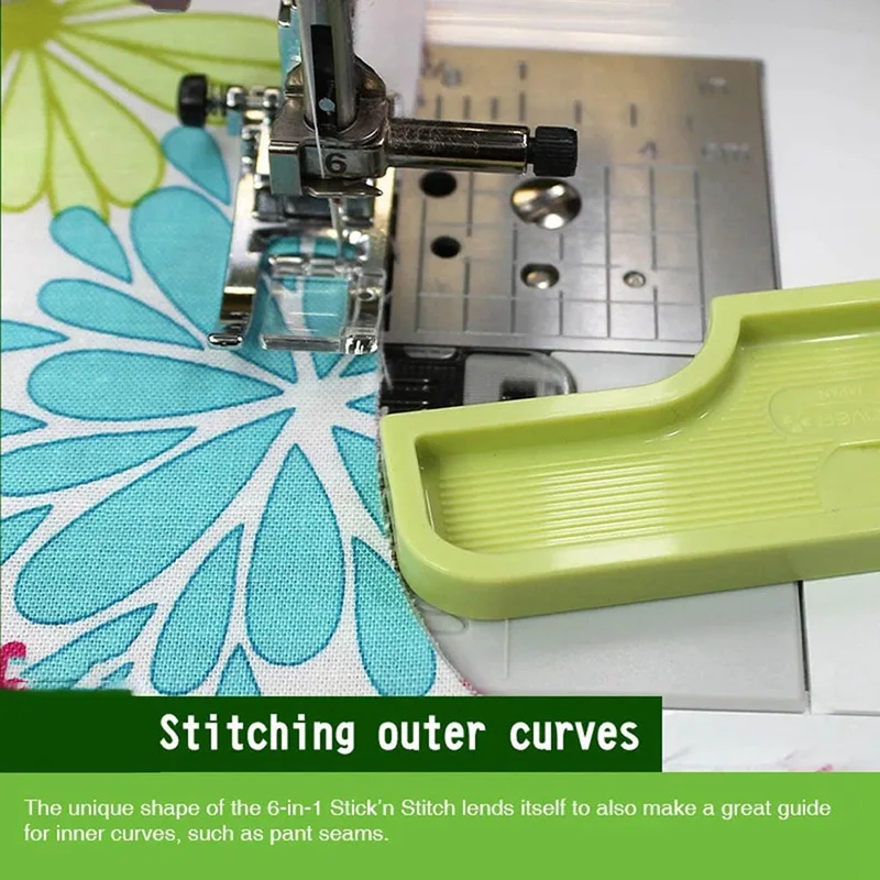 

For Beginners Starter Plastic Manual Sewing Machine Positioning Plate Fixing Fabrics Gauge Needlecrafts Sewing Tool