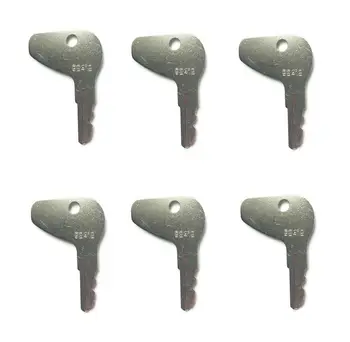 

6 Ignition Key H32412 Key For Kubota L Series Satoh Mahindra Mitsubishi Tractor Free Shipping