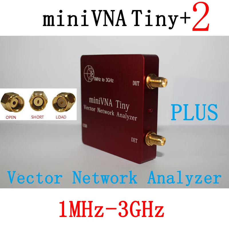 1M 3GHz miniVNA Tiny Plus2 (Векторный анализатор сети) VHF/UHF/NFC/RFID радиочастотная антенна