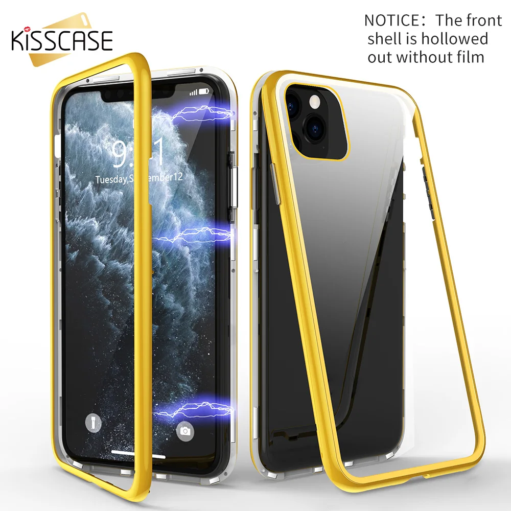 

KISSCASE Glass Phone Case For Samsung S8 Case S9 S10 Note8 Note9 S10E Coque Magnetic Transparent Cover For Samsung S10 Plus Capa